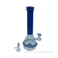 Diamond Double Lip Pot Glass Water Pipe